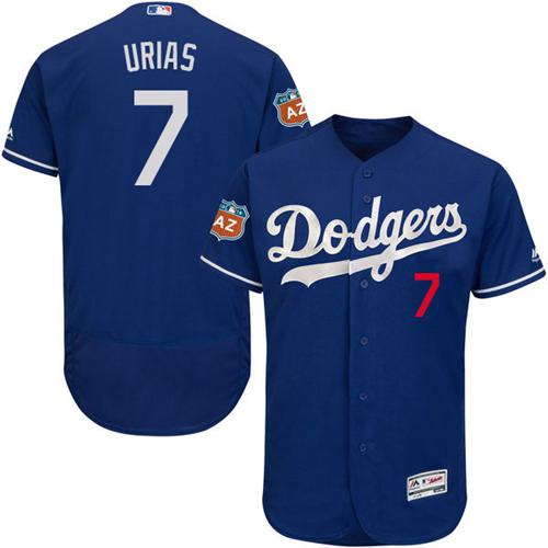 Dodgers #7 Julio Urias Blue Flexbase Authentic Collection Stitched MLB Jersey